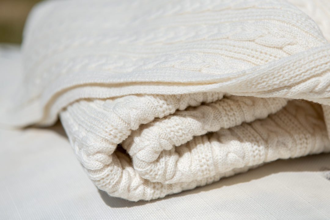 Magnolia Cable Throw Blanket Large – Ethical Outback Wool